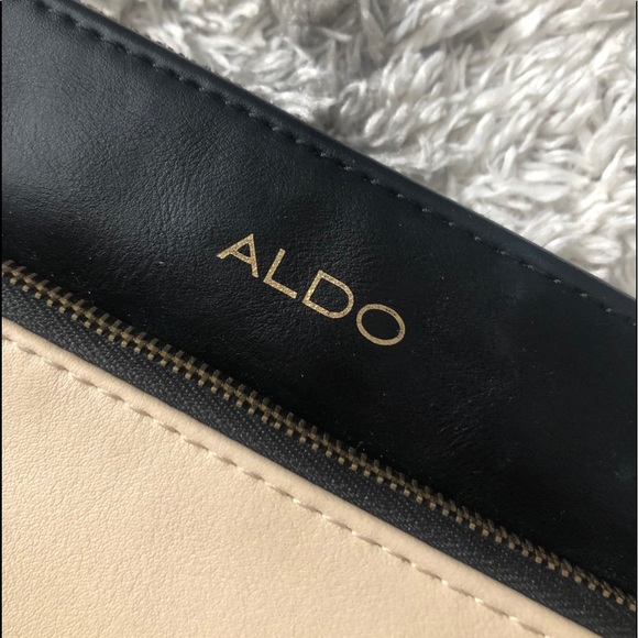 Aldo Black and Cream Crossbody Bag - Picture 2 of 6